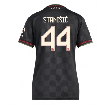 Billige Fotballdrakt Bayern Munich Josip Stanisic #44 Replika Tredjedrakt Dame 2025-26 Kortermet